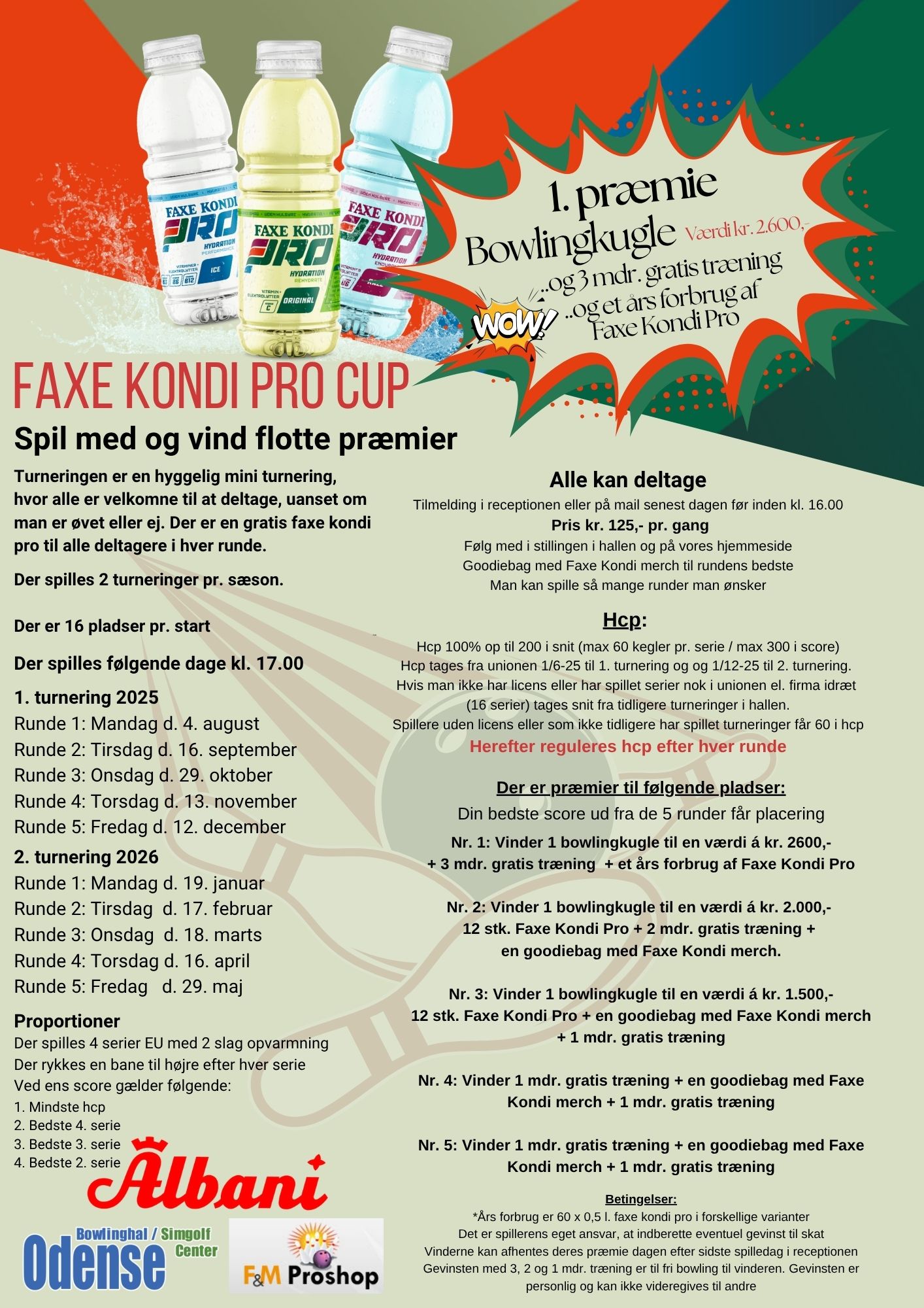 Faxe Kondi Pro Cup 2025-2026 Faxe Kondi Pro Cup 2025-2026